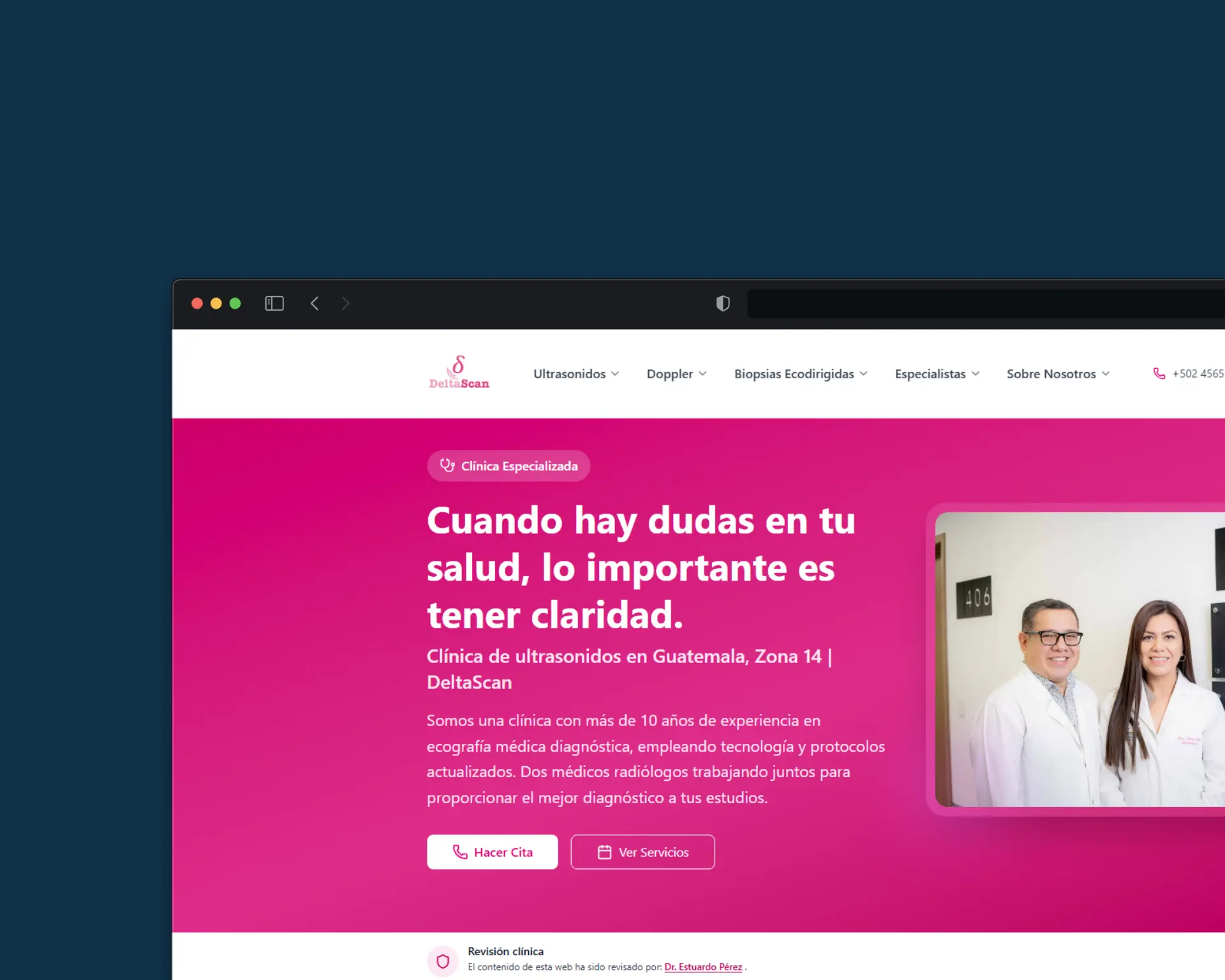 DeltaScan website project showcase